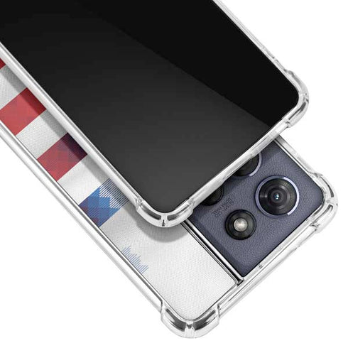 USA Soccer Flag Moto G 5G (2025) Clear Case